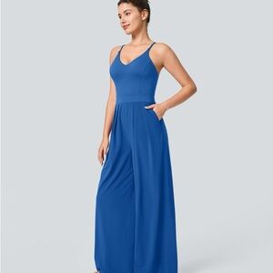 Elegant Blue Women's Jumpsuit